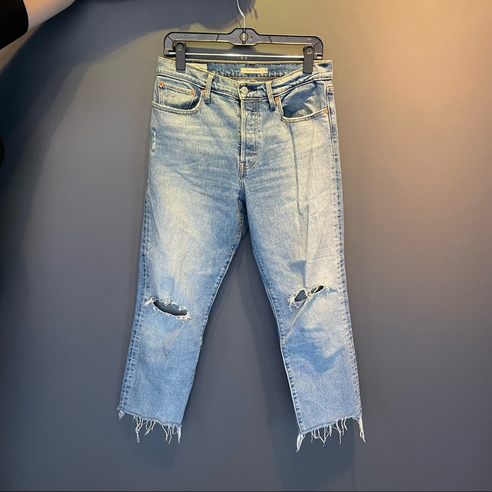 Levi’s High Rise Wedgie Straight Ankle Jeans